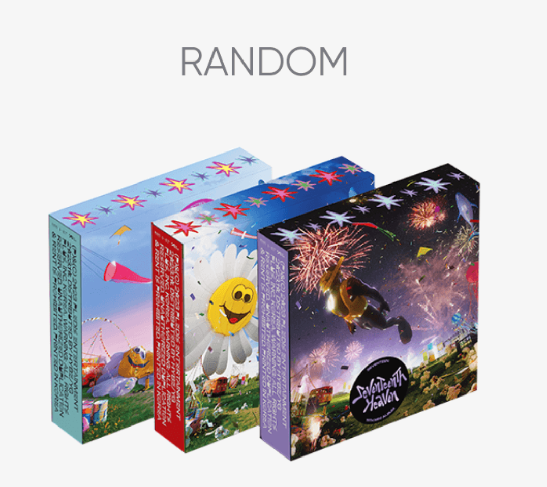SEVENTEEN - 11th Mini Album 'SEVENTEENTH HEAVEN' - RANDOM