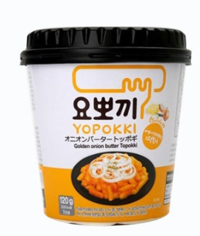 Yopokki Cheese Tteokbokkii Cup (요뽀기 치즈 떡볶이 용기)
