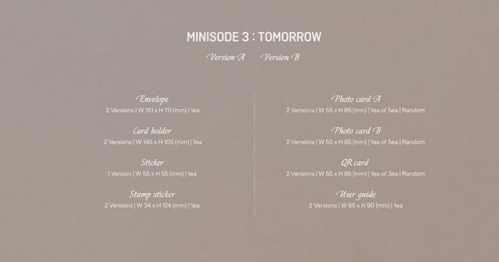 TXT – Minisode 3: TOMORROW