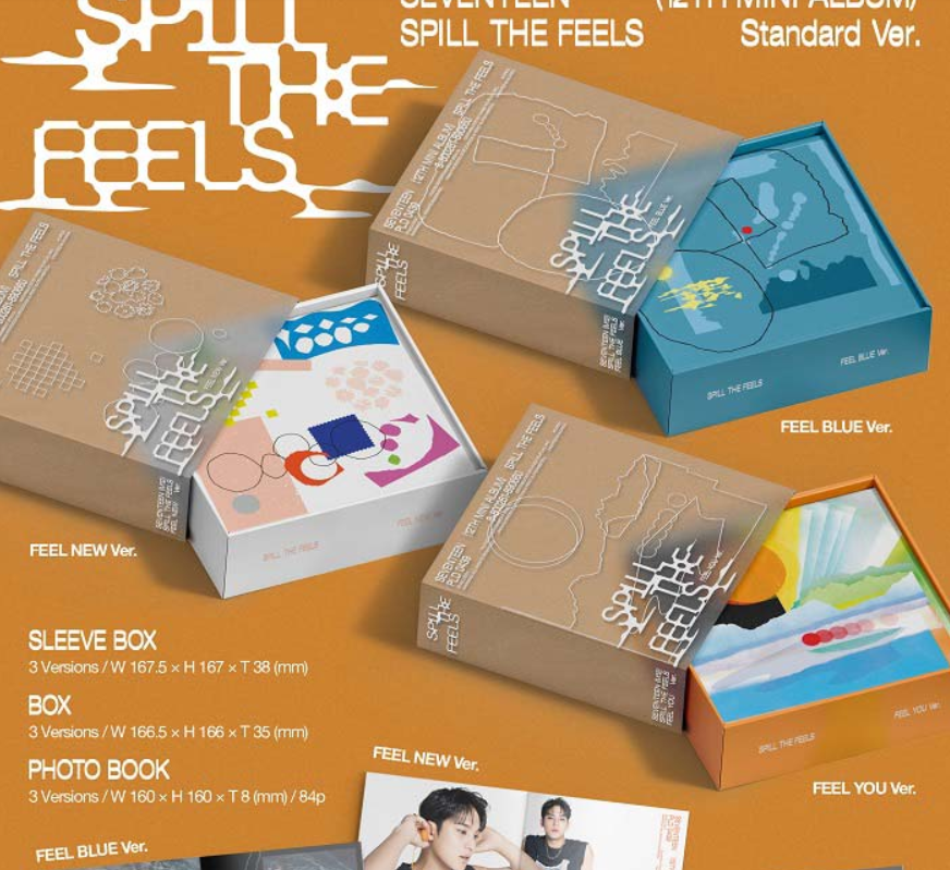 SEVENTEEN 12th Mini Album – SPILL THE FEELS