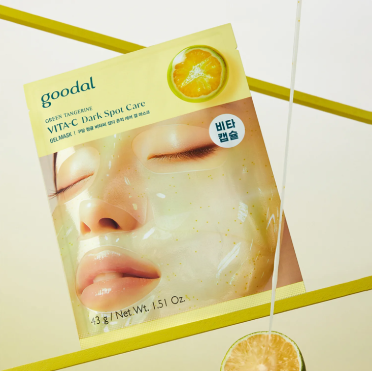 goodal Green Tangerine Vita-C Dark Spot Care Gel Mask Sheet