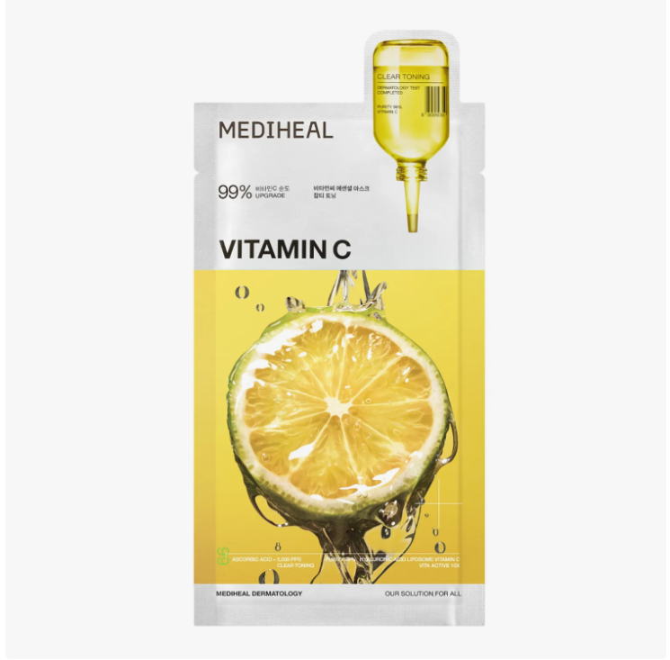 MEDIHEAL Vitamin C Essential Mask Sheet Clear Toning