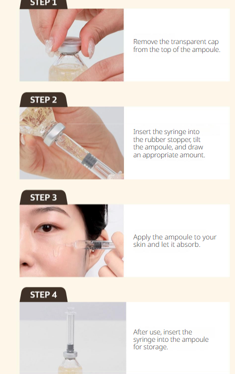 SUNGBOON EDITOR Silk Peptide EGF Heart Fit Volume Lifting Ampoule 40ml