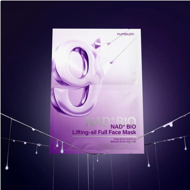 numbuzin No. 9 NAD Bio Lifting-sil Full Face Pack Sheet