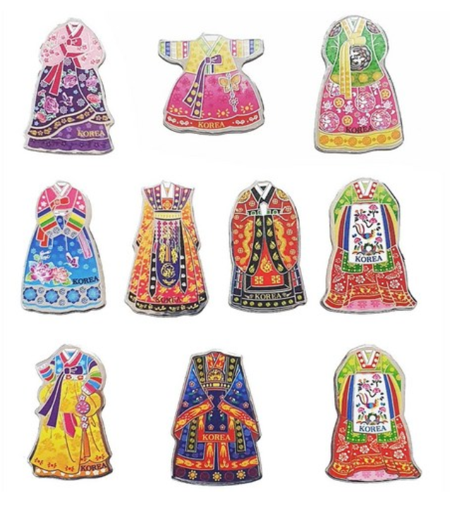 Hanbok Fridge Magnets