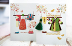 Hanbok 3D Greeting Cards