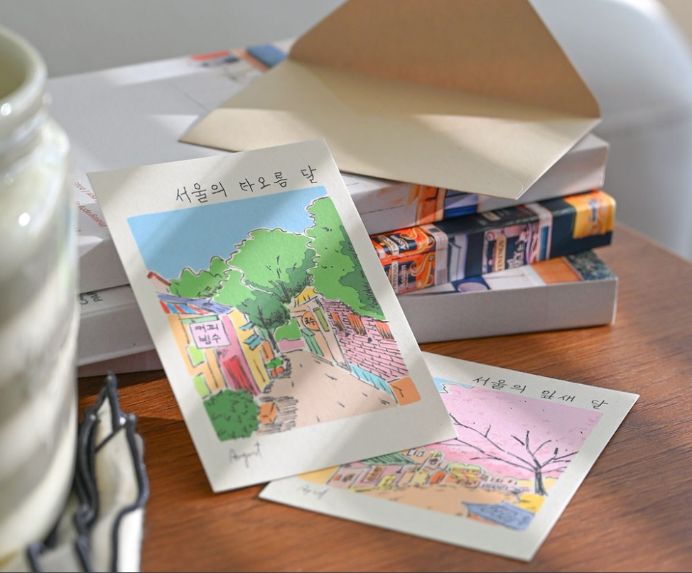 Seoul Aesthetic Postcards
