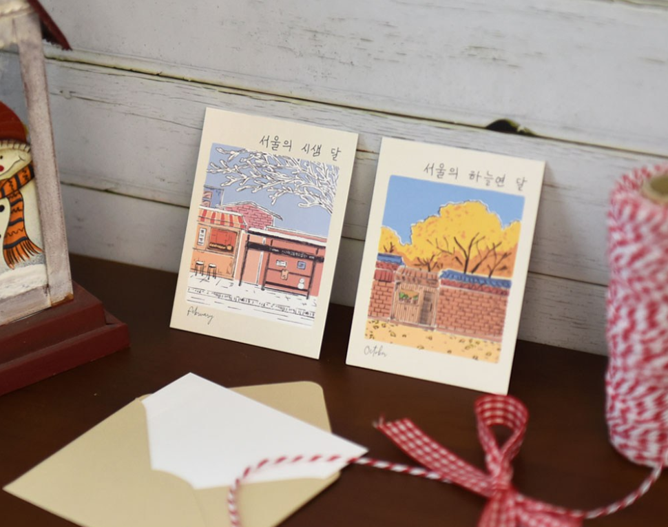 Seoul Aesthetic Postcards