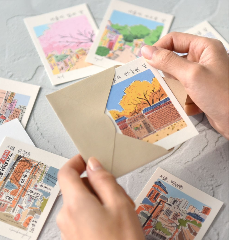 Seoul Aesthetic Postcards