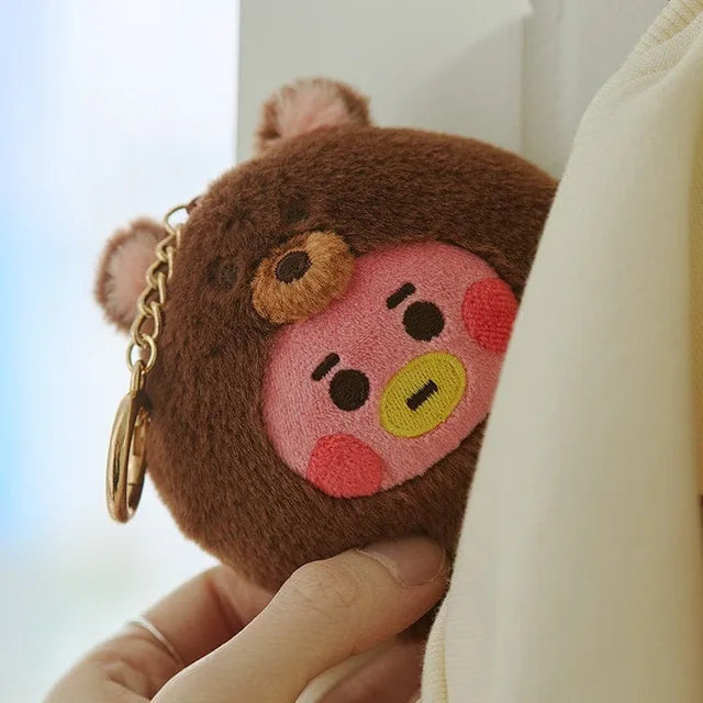 BT21 BABY Zoo Series Plush Doll Keychain