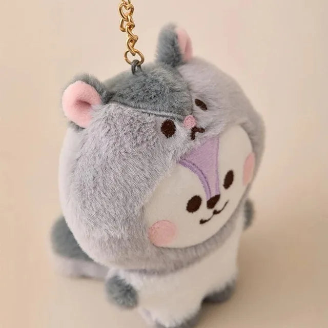 BT21 BABY Zoo Series Plush Doll Keychain