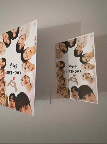 K-POP Greeting Cards