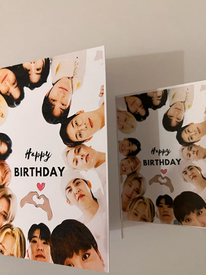 K-POP Greeting Cards