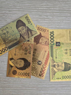 Gold-Plated Korean Prop Money