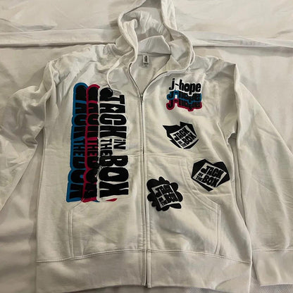 J-Hope Lollapalooza Exclusive Zip Up Hoodie