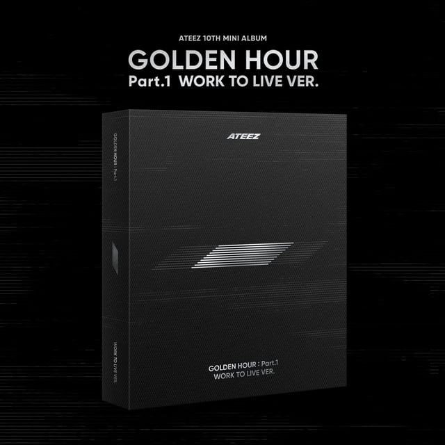 ATEEZ 10TH MINI ALBUM - GOLDEN HOUR : Part.1 (WORK TO LIVE Ver.)