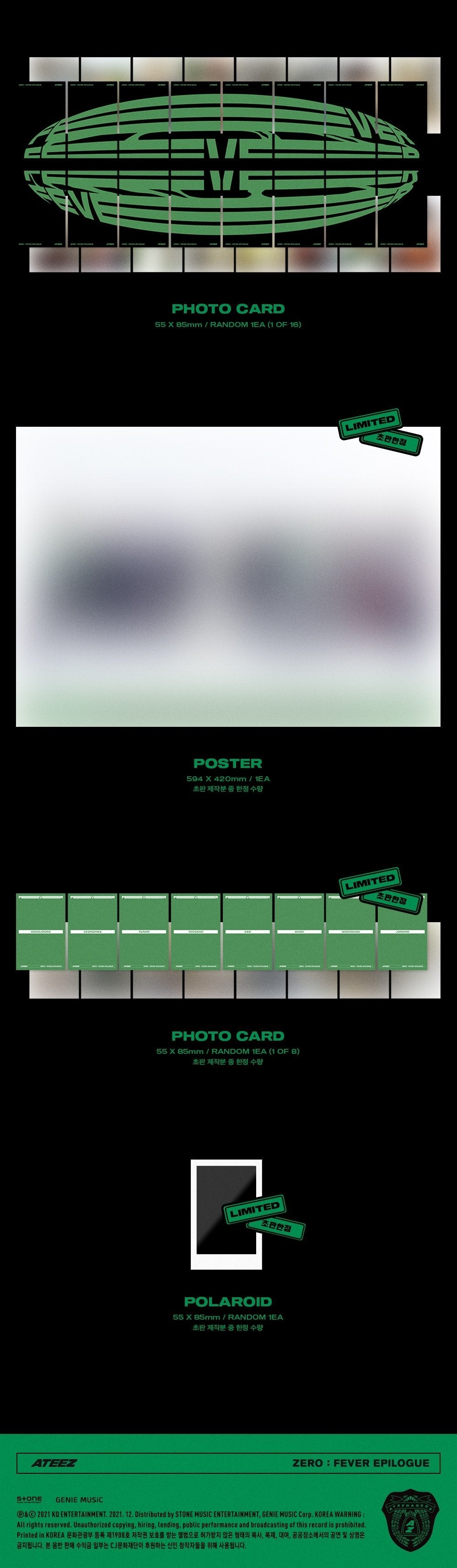 ATEEZ - ALBUM ZERO FEVER EPILOGUE