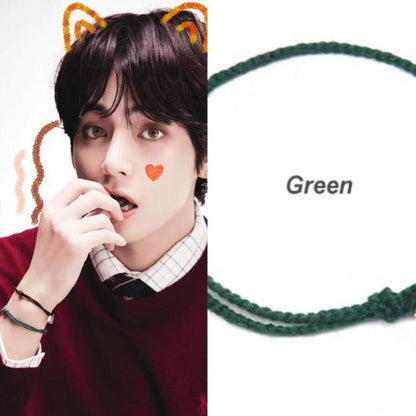 BTS V Taehyung's Woven Bracelet