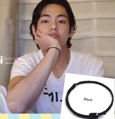 BTS V Taehyung's Woven Bracelet