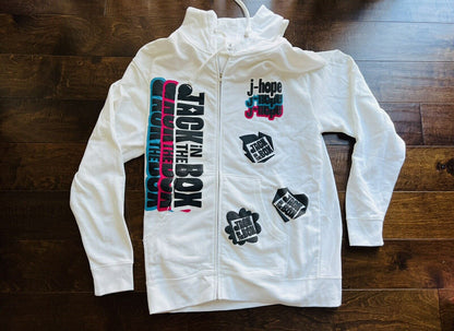 J-Hope Lollapalooza Exclusive Zip Up Hoodie