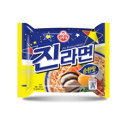 Ottogi Jin Ramen Mild (오뚜기 진라면 순한맛)