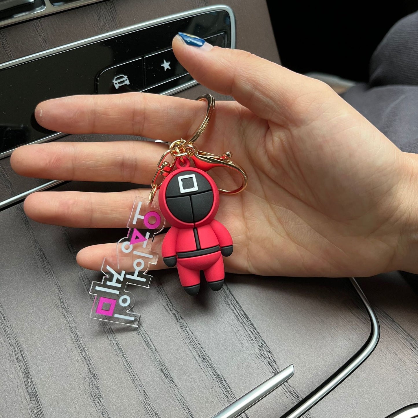 오징어 게임 (K-Drama) RUBBER KEYCHAIN