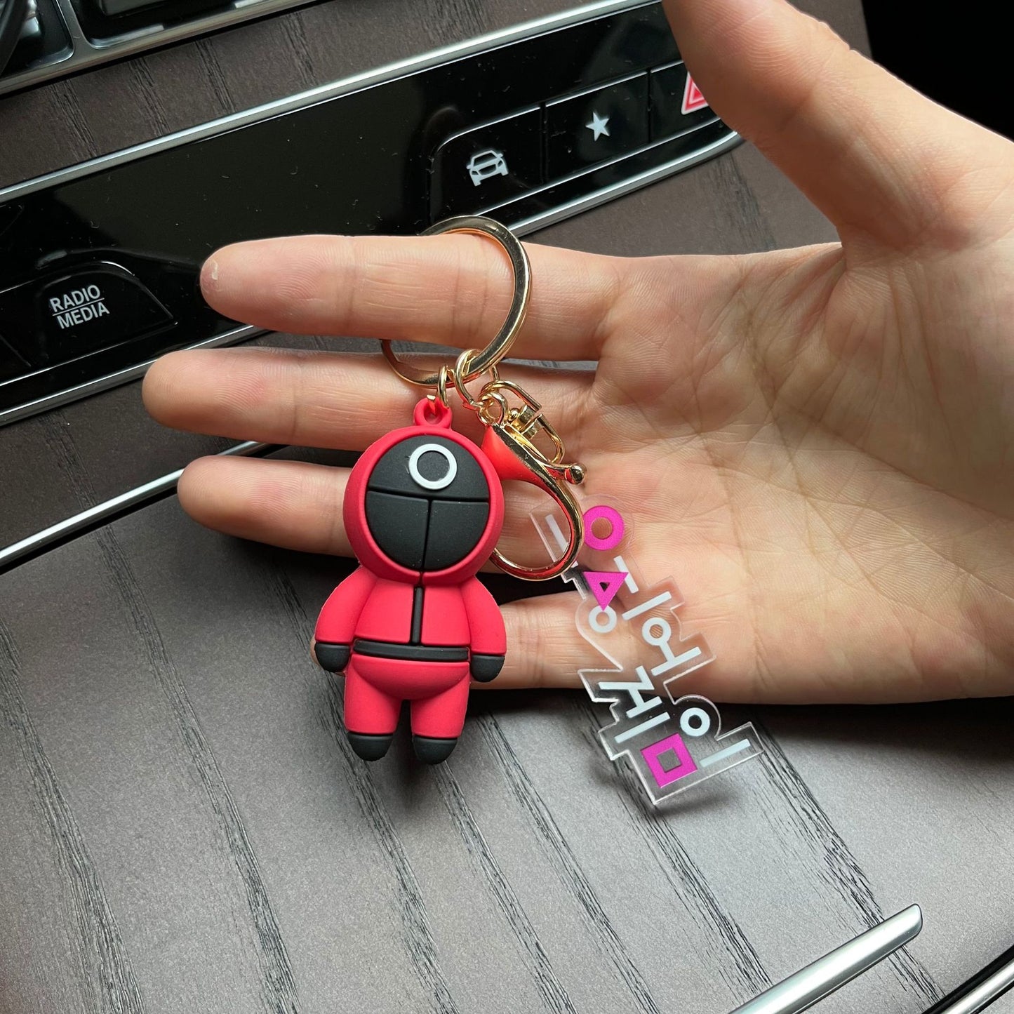 오징어 게임 (K-Drama) RUBBER KEYCHAIN