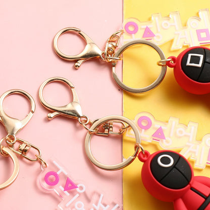 오징어 게임 (K-Drama) RUBBER KEYCHAIN