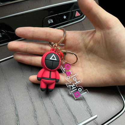 오징어 게임 (K-Drama) RUBBER KEYCHAIN