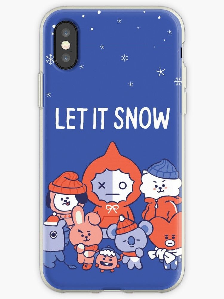BT21 'LET IT SNOW' PHONE CASE