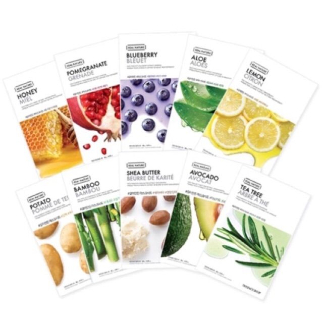 [THE FACE SHOP] Real Nature Face Mask 1pc (6 types)