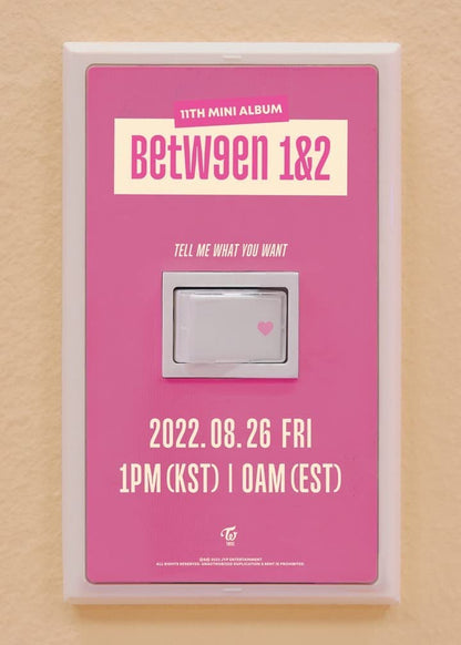 TWICE - BETWEEN 1&2 (Random)