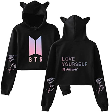 BTS CAT EAR LOVE YOURSELF:ANSWER 結 HOODIE