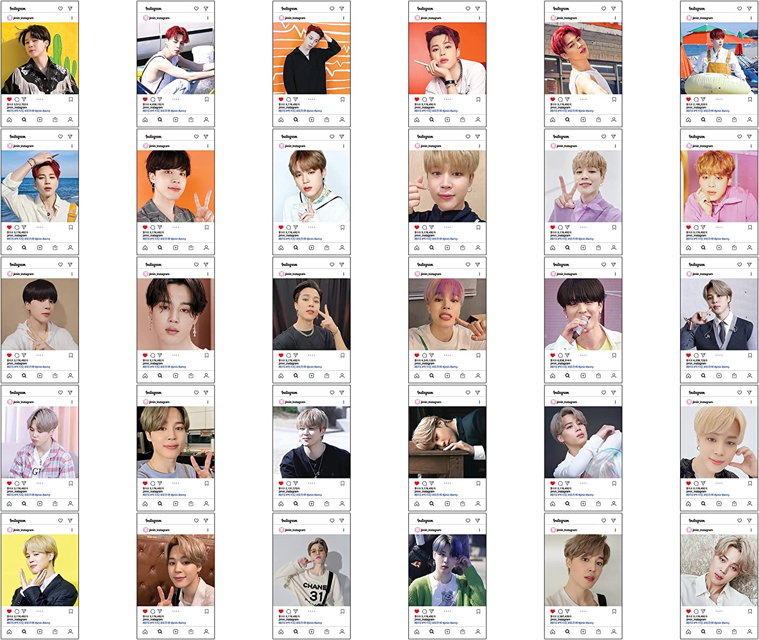 BTS JIMIN Special Photo Card SET