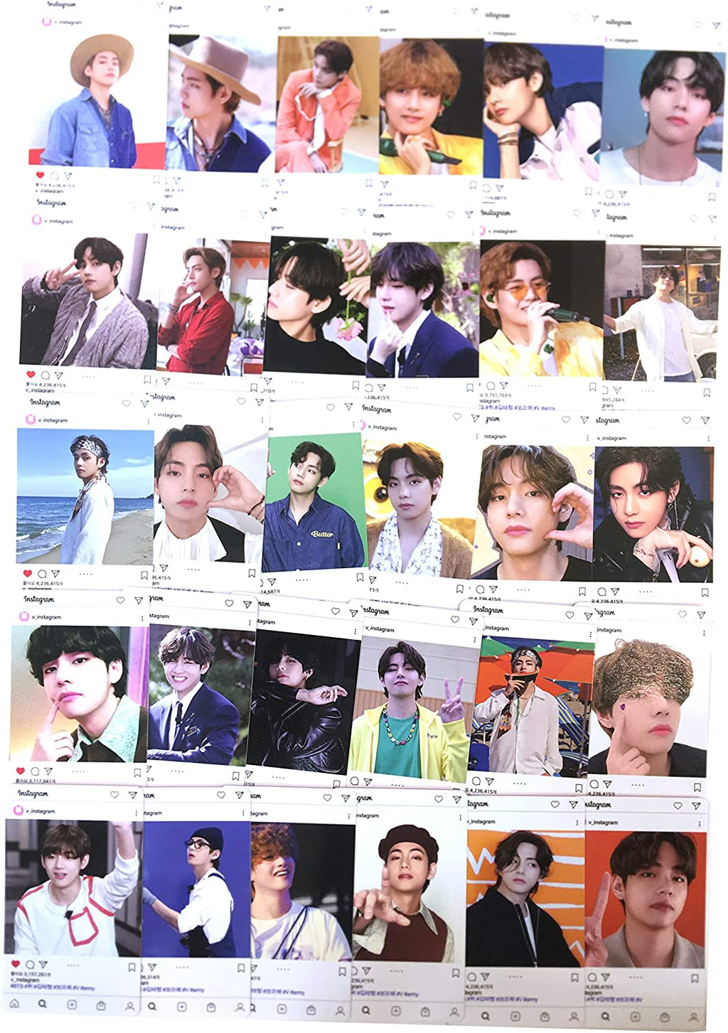 BTS V Special Photo Card SET