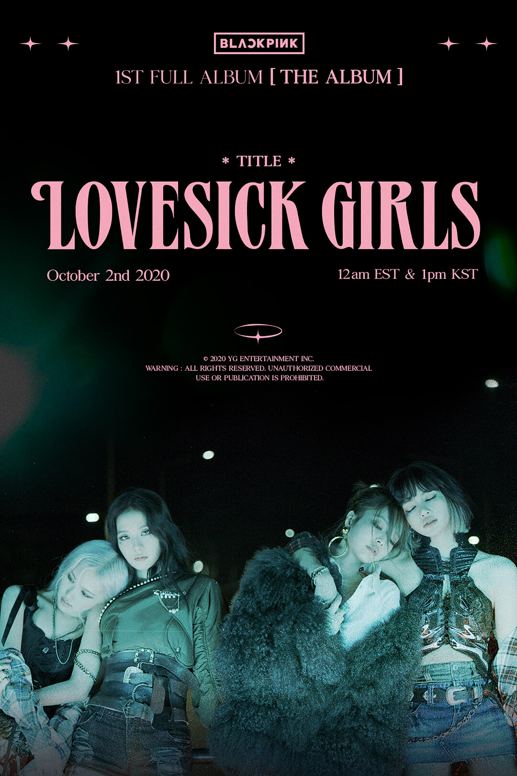 BLACKPINK - LOVESICK GIRLS POSTER (RANDOM)