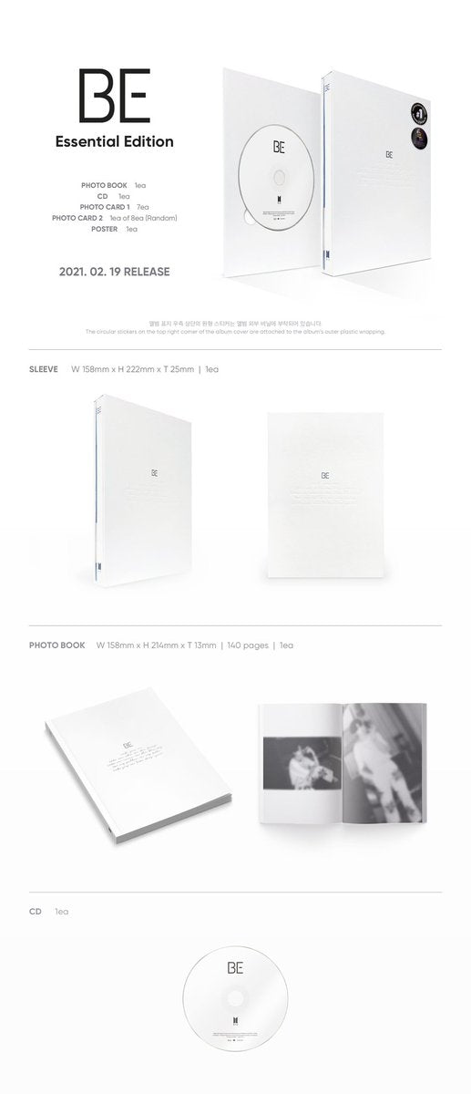 BTS BE ESSENTIAL EDITION ALBUM