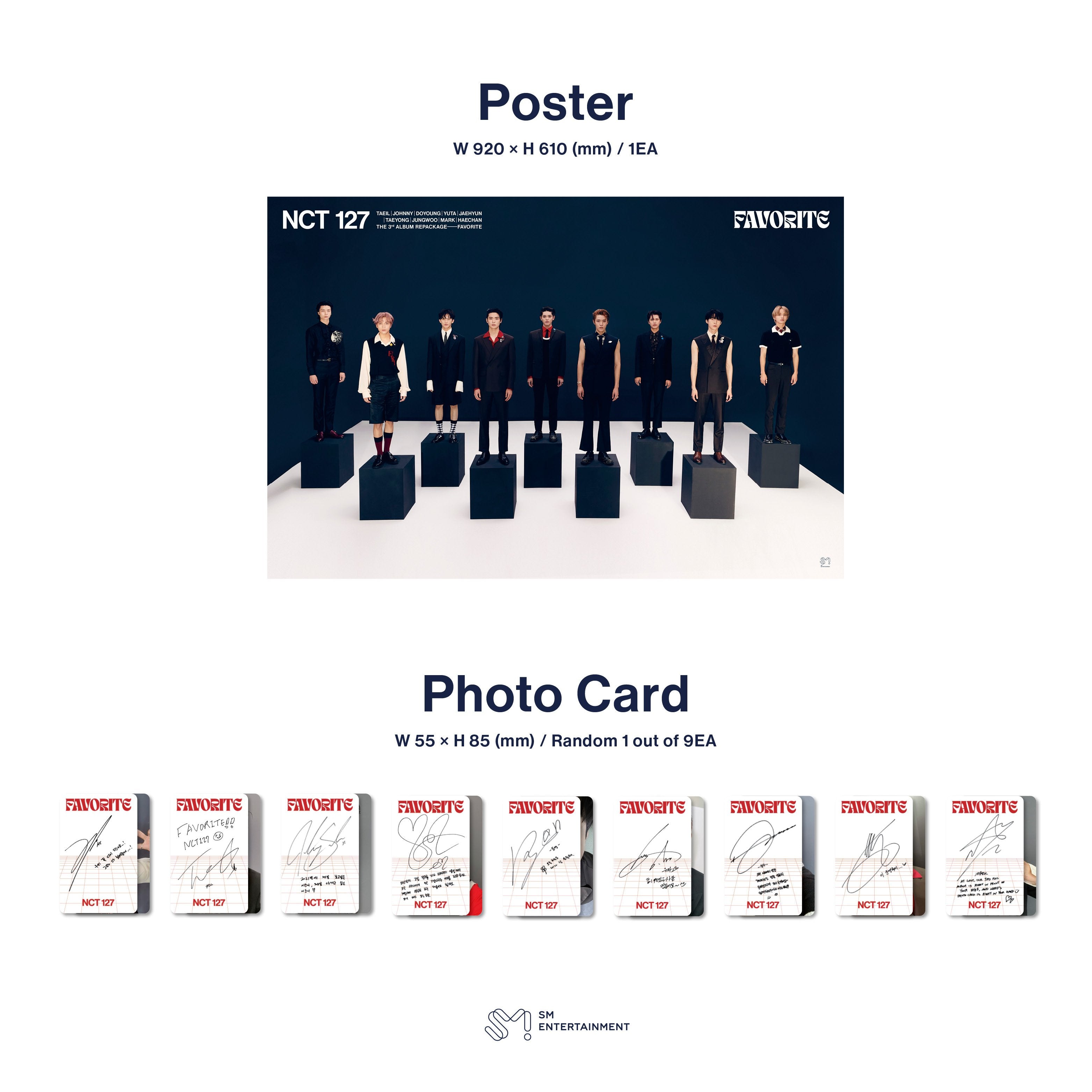 NCT 127 - 3RD FULL ALBUM REPACKAGE FAVORITE