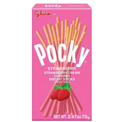 GLICO POCKY STRAWBERRY BISCUIT STICKS