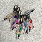 BTS MICROPHONE ACRYLIC KEYCHAIN