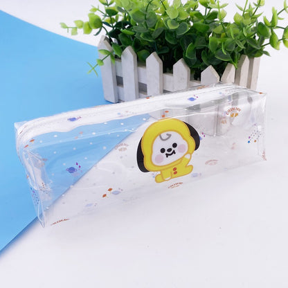 BT21 TRANSPARENT PENCIL CASE