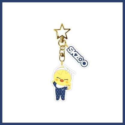 STRAY KIDS SKZOO Pajamas Plastic Acrylic Keychain