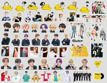 BTS BUTTER CONCEPT STICKERS