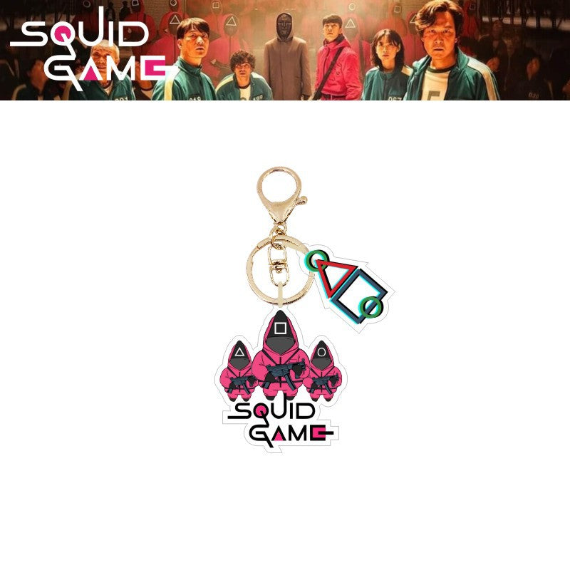 Korean Movie Transparent Acrylic Keychain