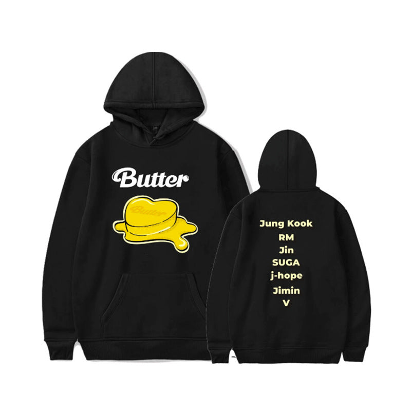 BTS BUTTER CONCEPT HOODIE (BLACK)