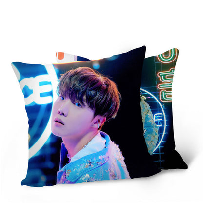 BTS Map Of The Soul ON:E Concept Photo Throw Pillow