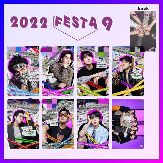 BTS 2022 FESTA PHOTO CARD SET