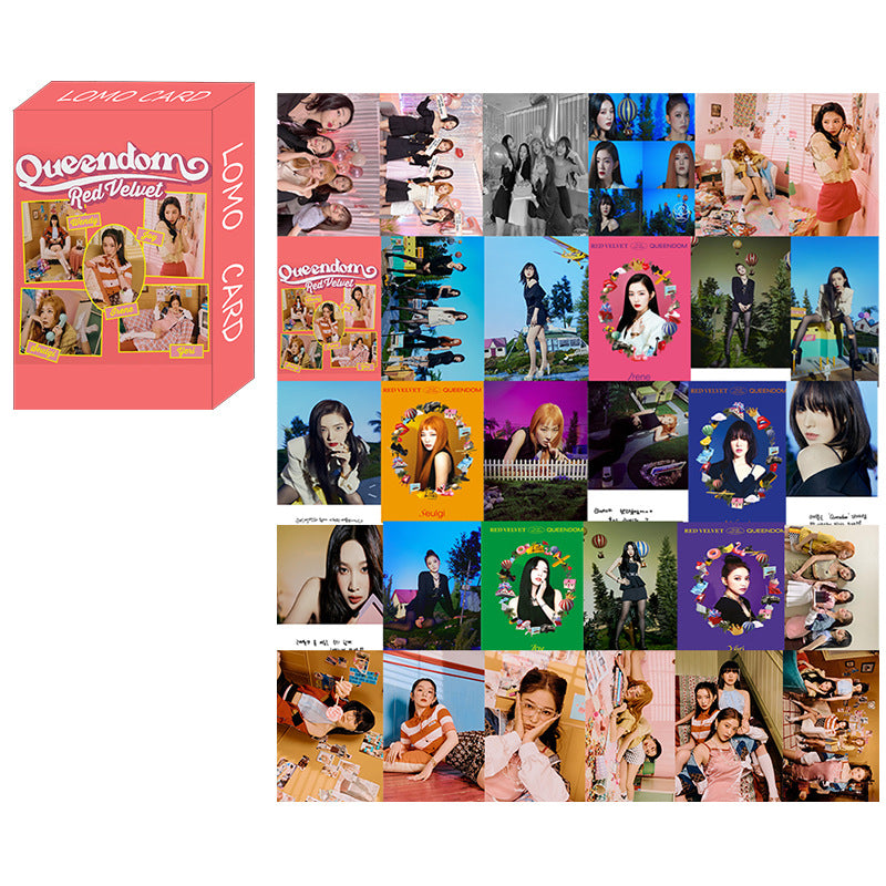 RED VELVET QUEENDOM LOMO CARDS