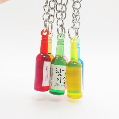 KOREAN SOJU BOTTLE ACRYLIC KEYCHAINS