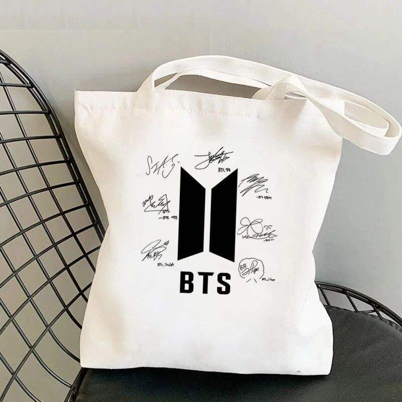 BTS Logo Tote Bag